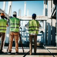 construction engineers discussion with architects at construction or building site 200x200 - Home